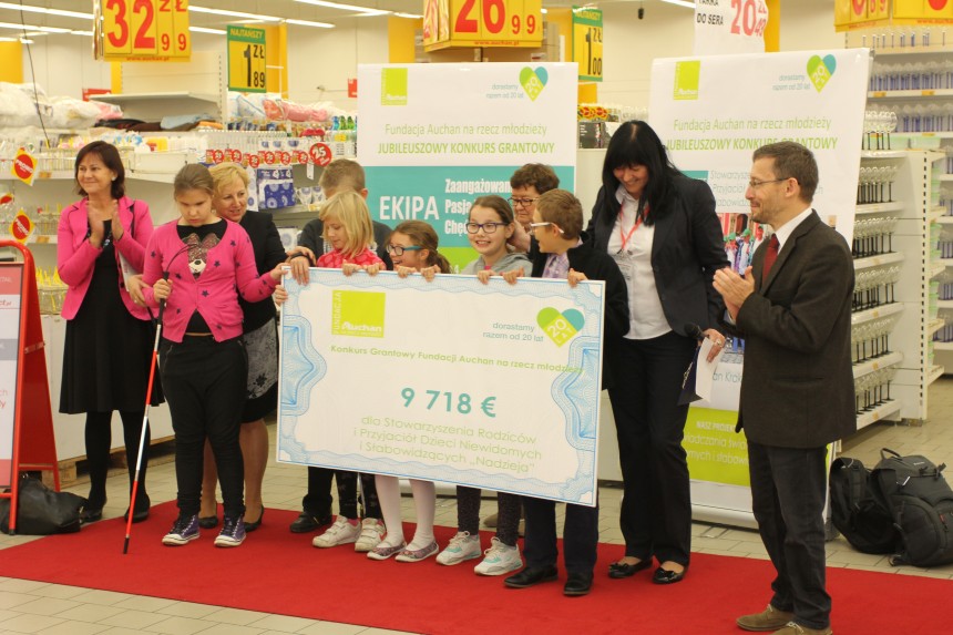 Przyjaciele z Auchan dla Stowarzyszenia Nadzieja